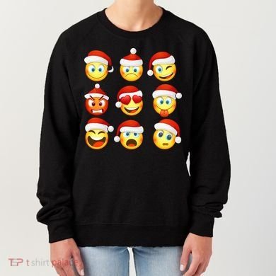 Christmas Emoji's Smiley Women's Sweatshirt