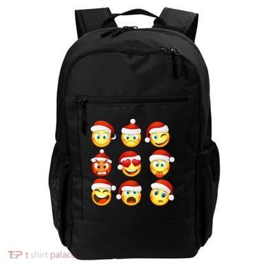 Christmas Emoji's Smiley Backpack