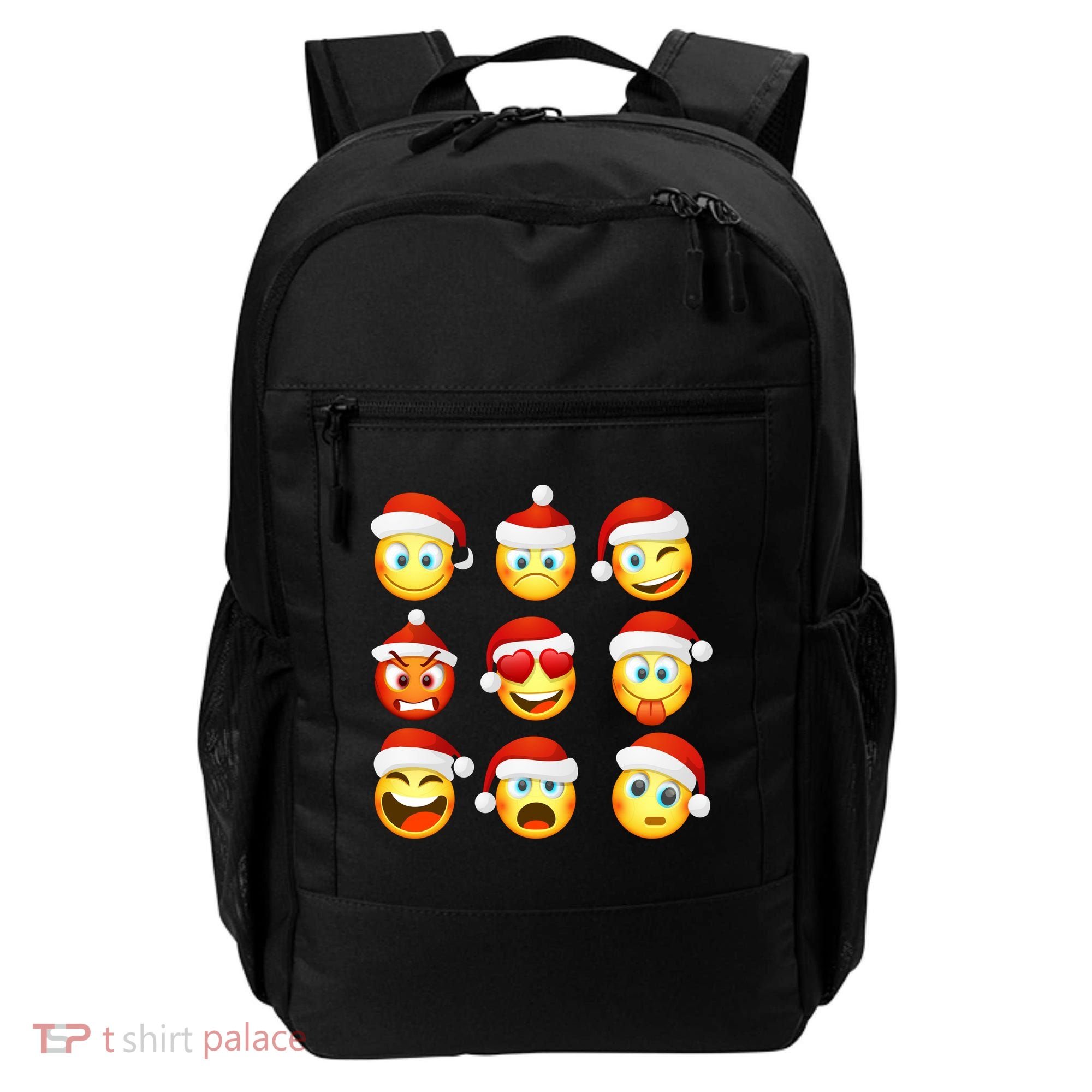 Christmas Emoji's Smiley Backpack