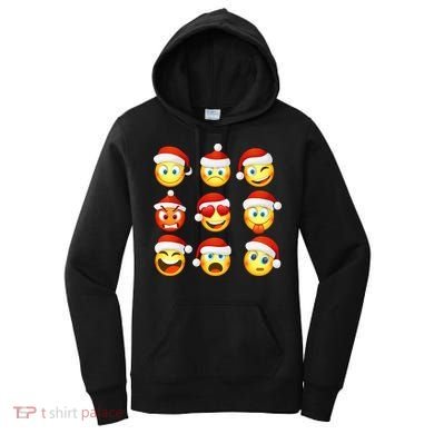 Christmas Emoji's Smiley Women's Hoodie