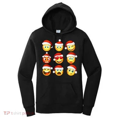 Christmas Emoji's Smiley Women's Hoodie