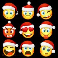 Christmas Emoji's Smiley Visor thumb 3