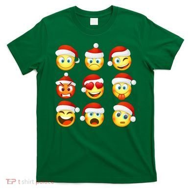 Christmas Emoji's Smiley T-Shirt