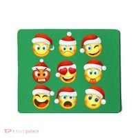Christmas Emoji's Smiley Mousepad thumb 0