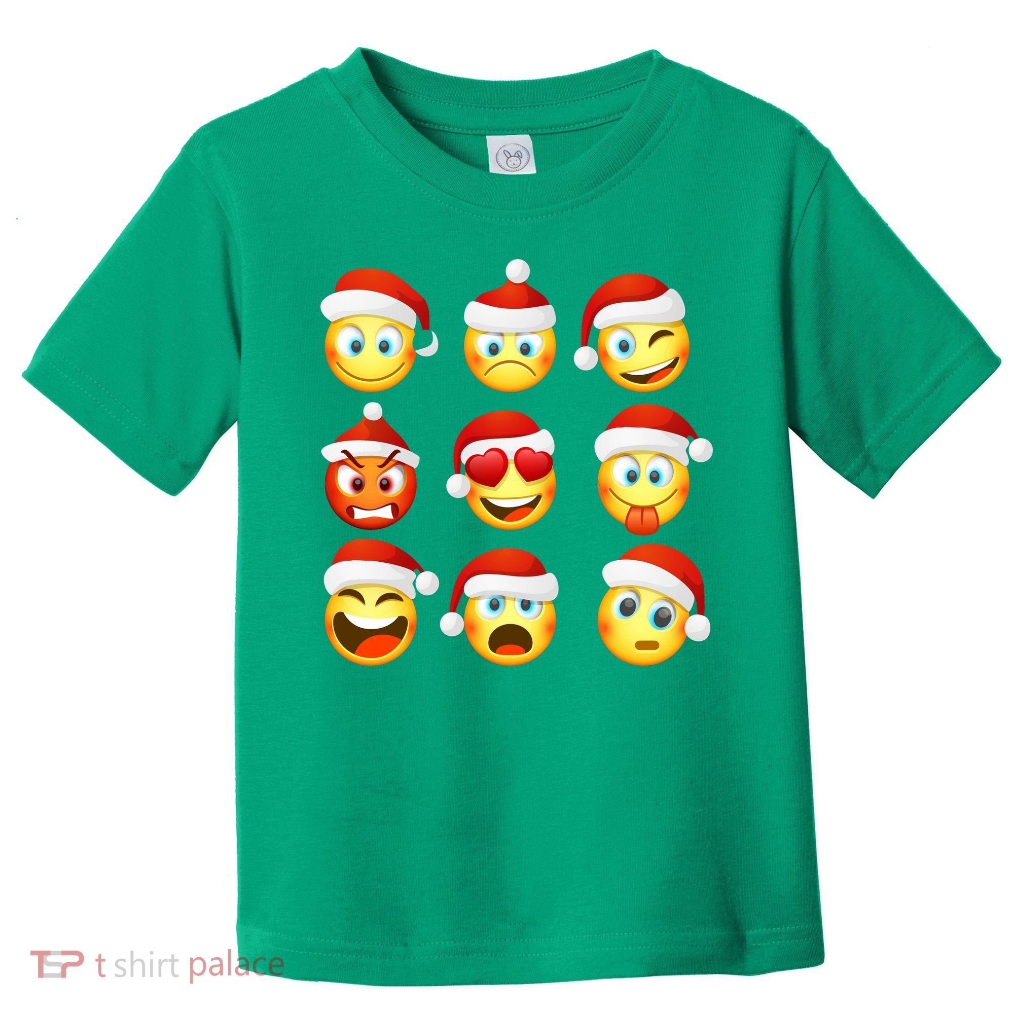 Christmas Emoji's Smiley Toddler T-Shirt