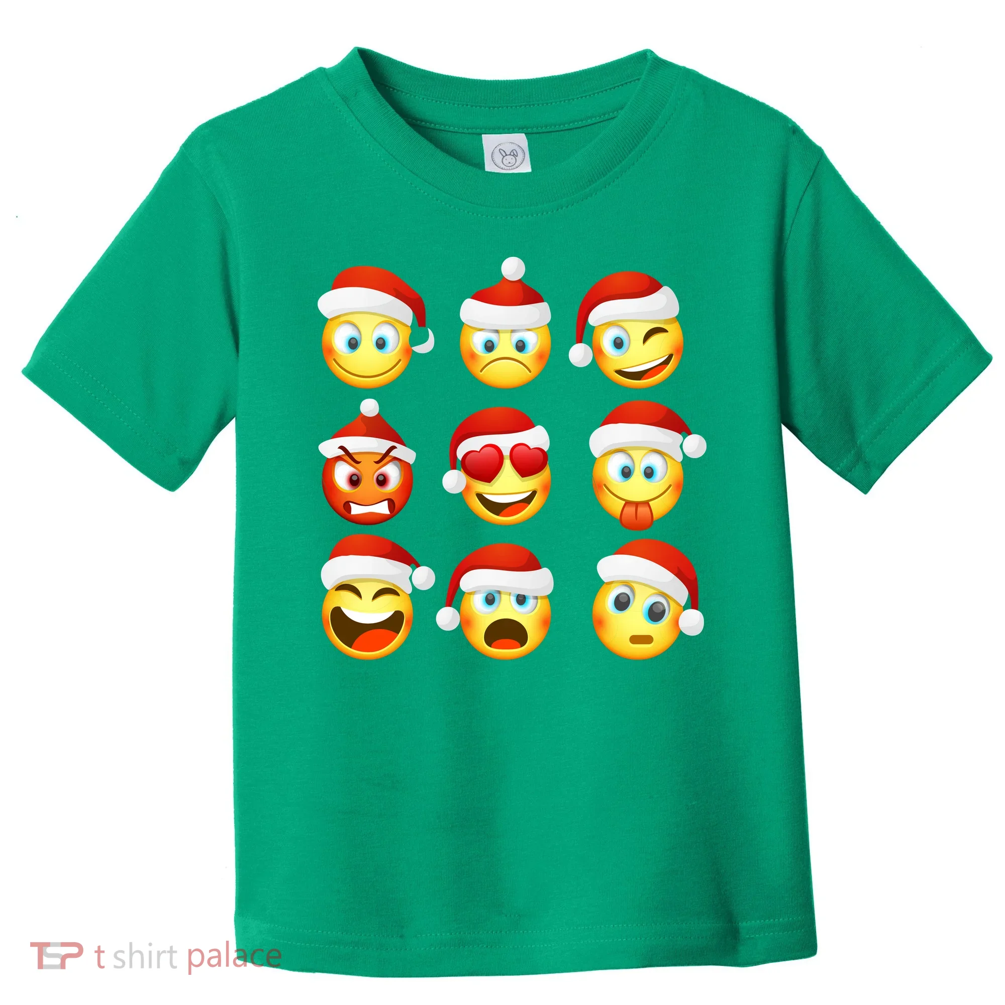 Christmas Emoji's Smiley Toddler T-Shirt