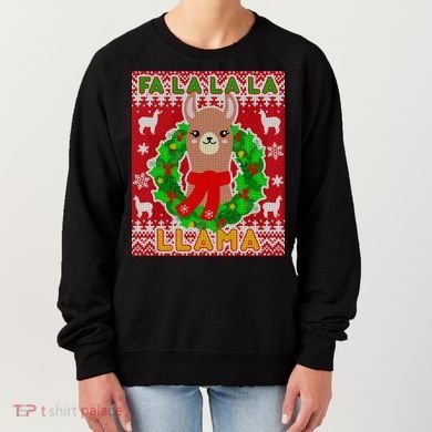 Christmas Fa La La La Llama Ugly Sweater Women's Sweatshirt