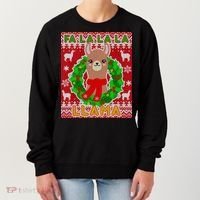 Christmas Fa La La La Llama Ugly Sweater Women's Sweatshirt thumb 0