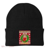 Christmas Fa La La La Llama Ugly Sweater Beanie thumb 0