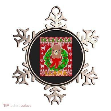 Christmas Fa La La La Llama Ugly Sweater Ornament