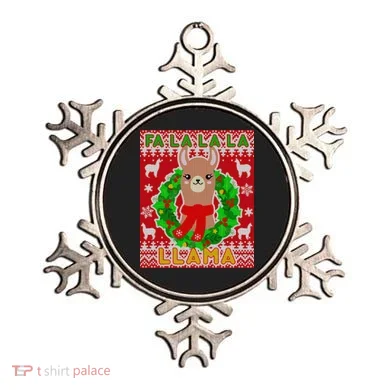 Christmas Fa La La La Llama Ugly Sweater Ornament