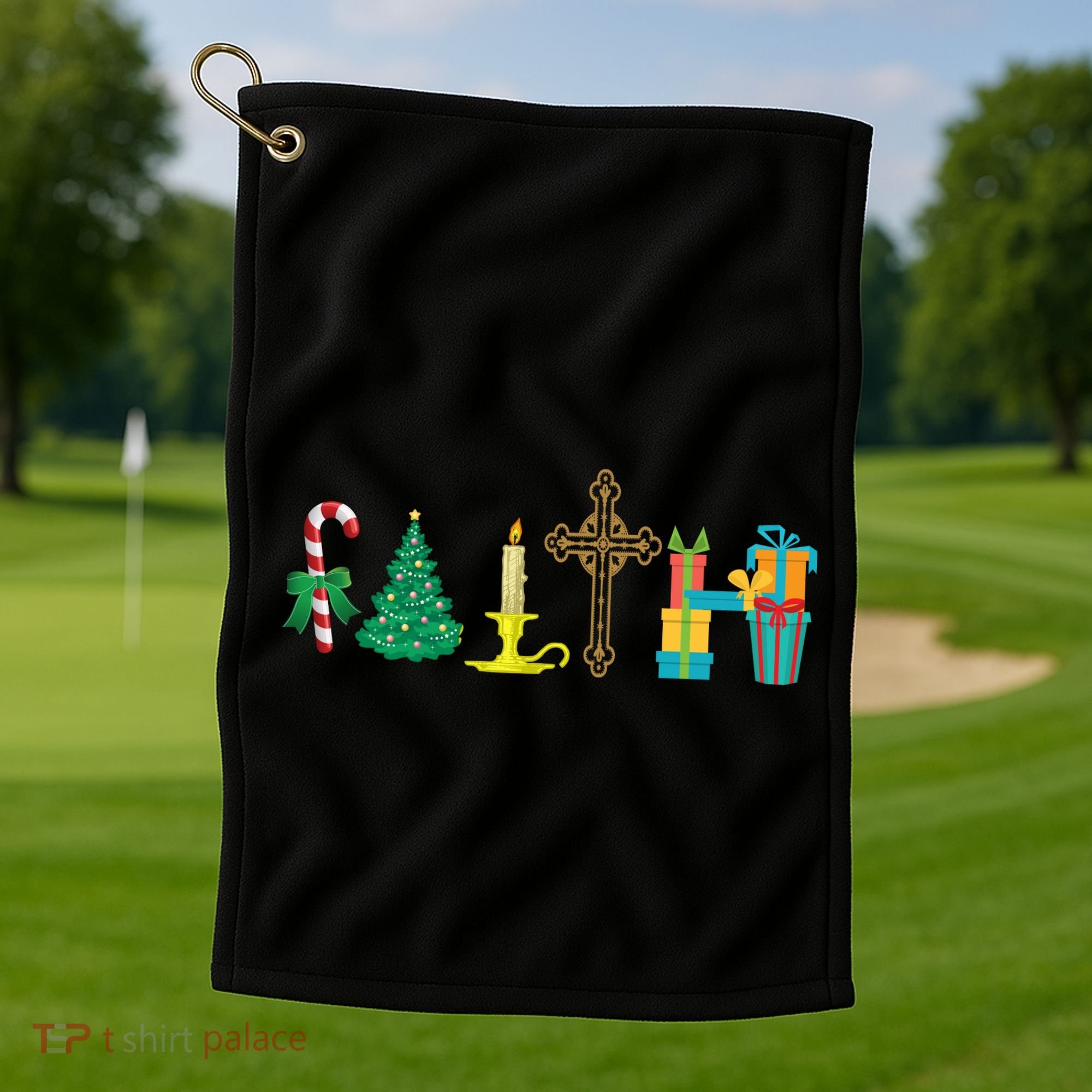 Christmas Faith Golf Towel