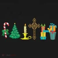 Christmas Faith Kids Long Sleeve Shirt thumb 2