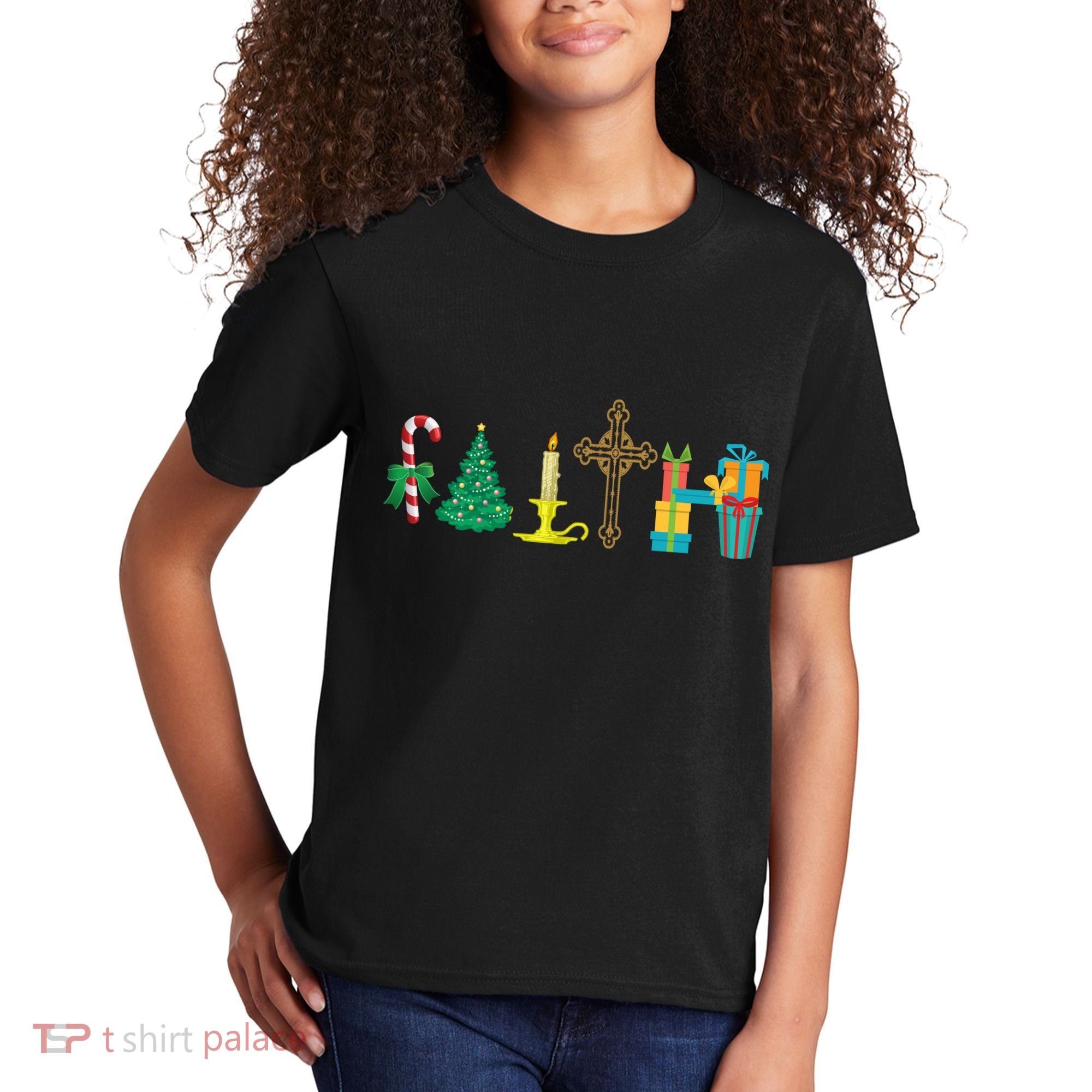Christmas Faith Kids T-Shirt