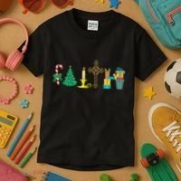 Christmas Faith Kids T-Shirt thumb 3