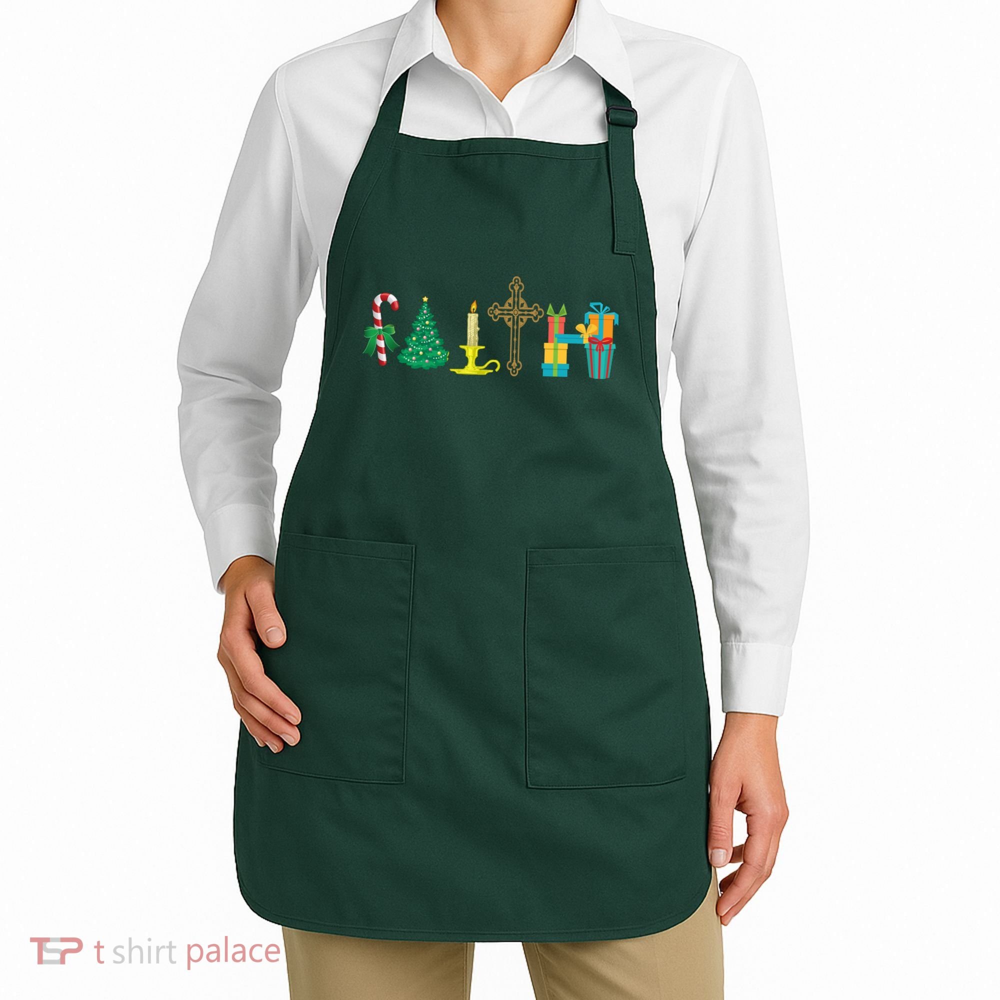 Christmas Faith Apron