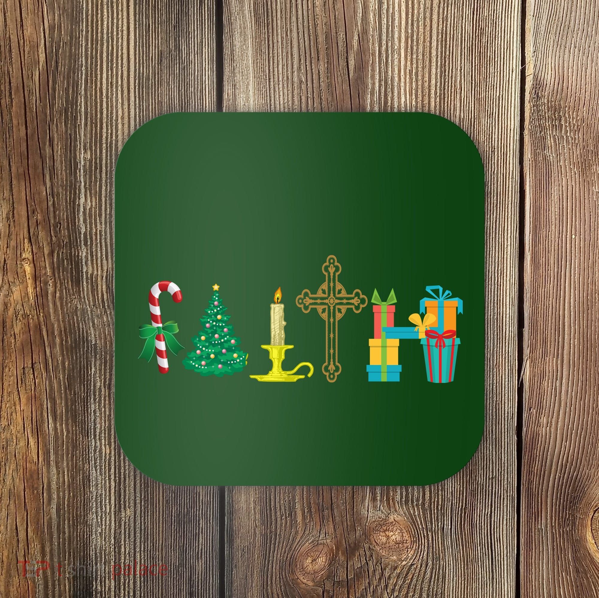 Christmas Faith Coaster