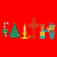 Christmas Faith Santa Hat thumb 1