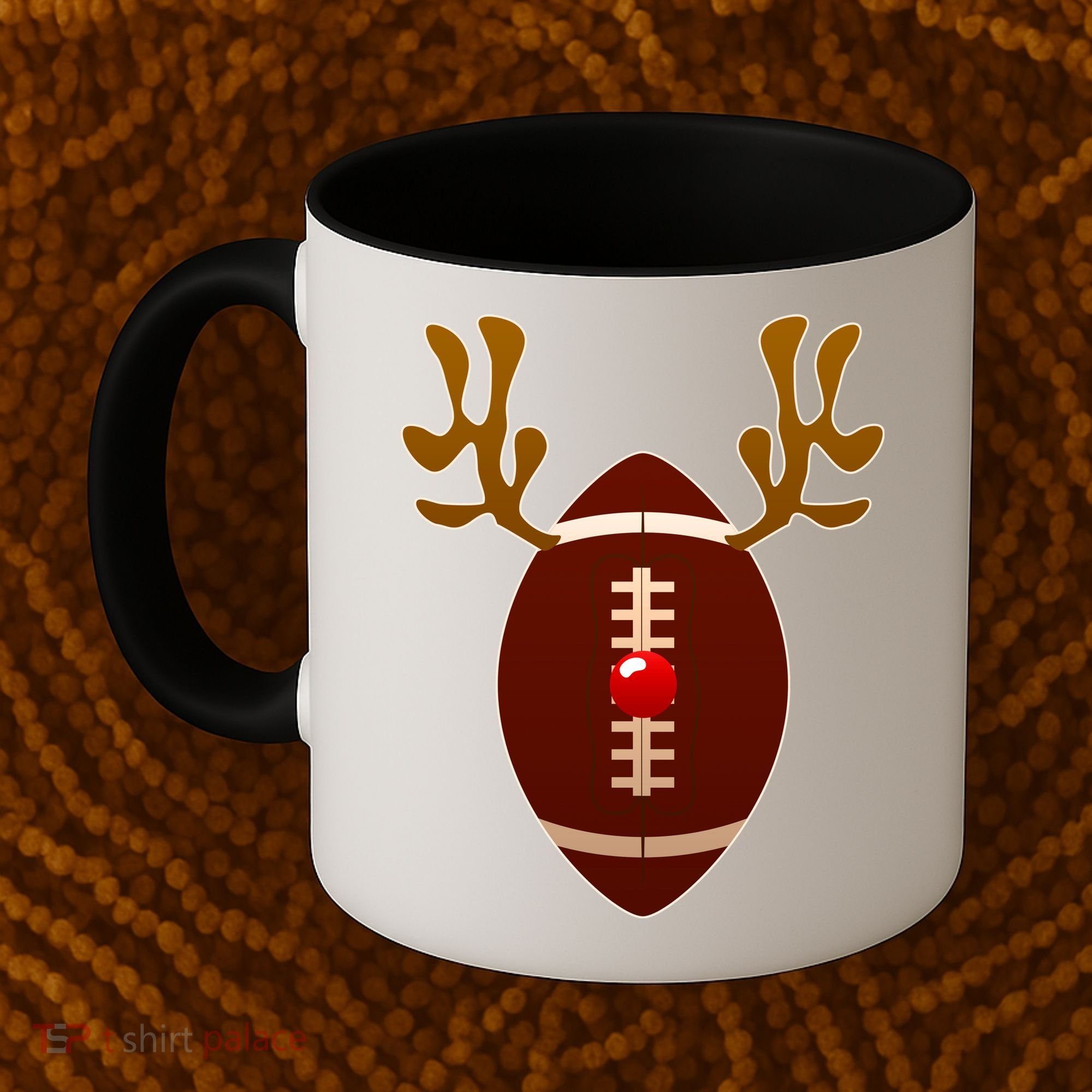 Christmas Football Reindeer  Coffee Mug