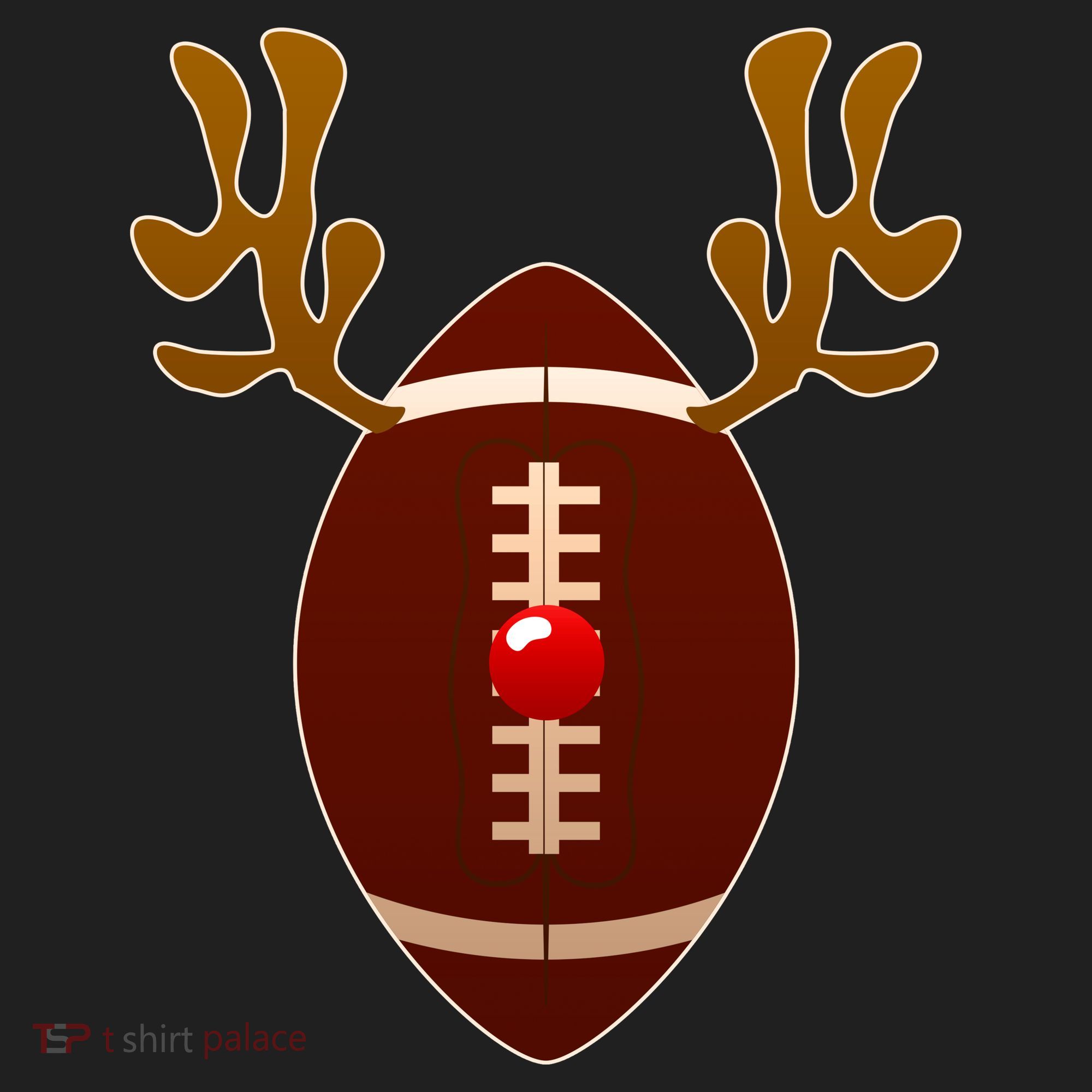 Christmas Football Reindeer  Beanie