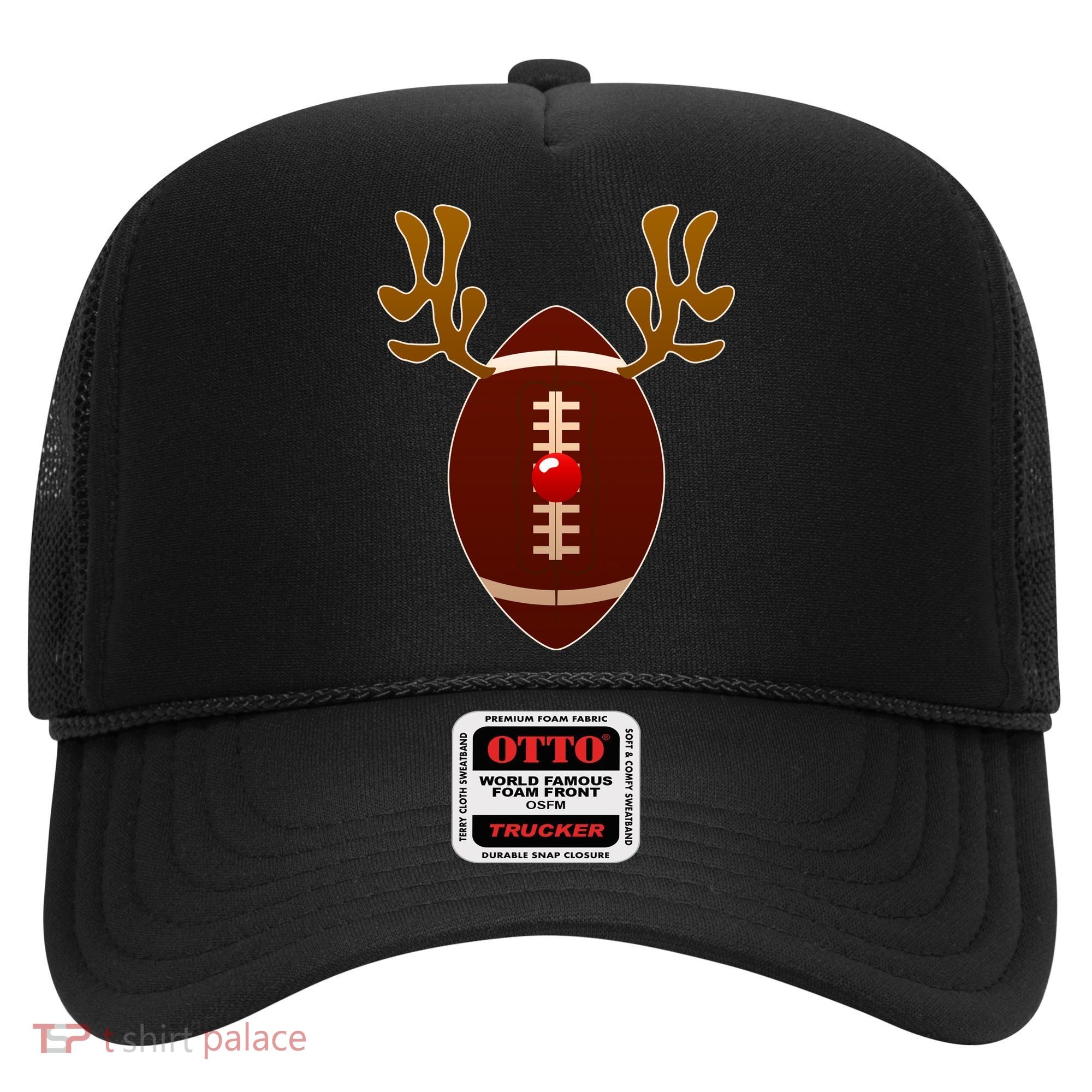 Christmas Football Reindeer  Hat