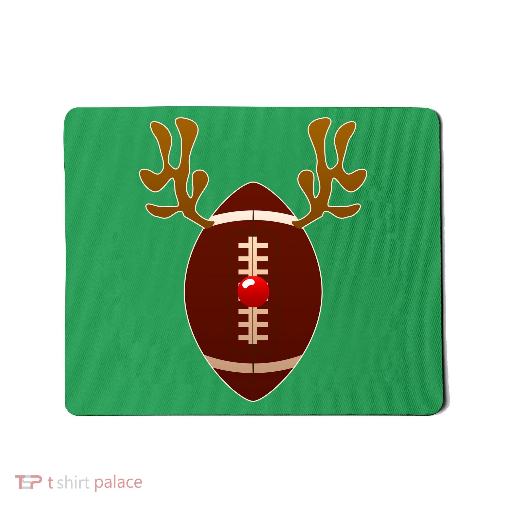 Christmas Football Reindeer  Mousepad