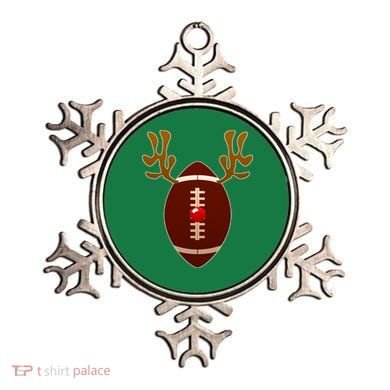 Christmas Football Reindeer  Ornament