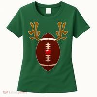 Christmas Football Reindeer  Women's T-Shirt thumb 0