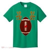 Christmas Football Reindeer  Kids T-Shirt thumb 0