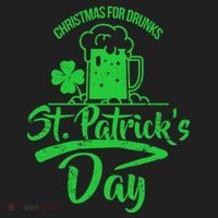 Christmas For Drunks St. Patrick's Day Women's Sweatshirt thumb 2