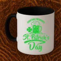 Christmas For Drunks St. Patrick's Day Coffee Mug thumb 2