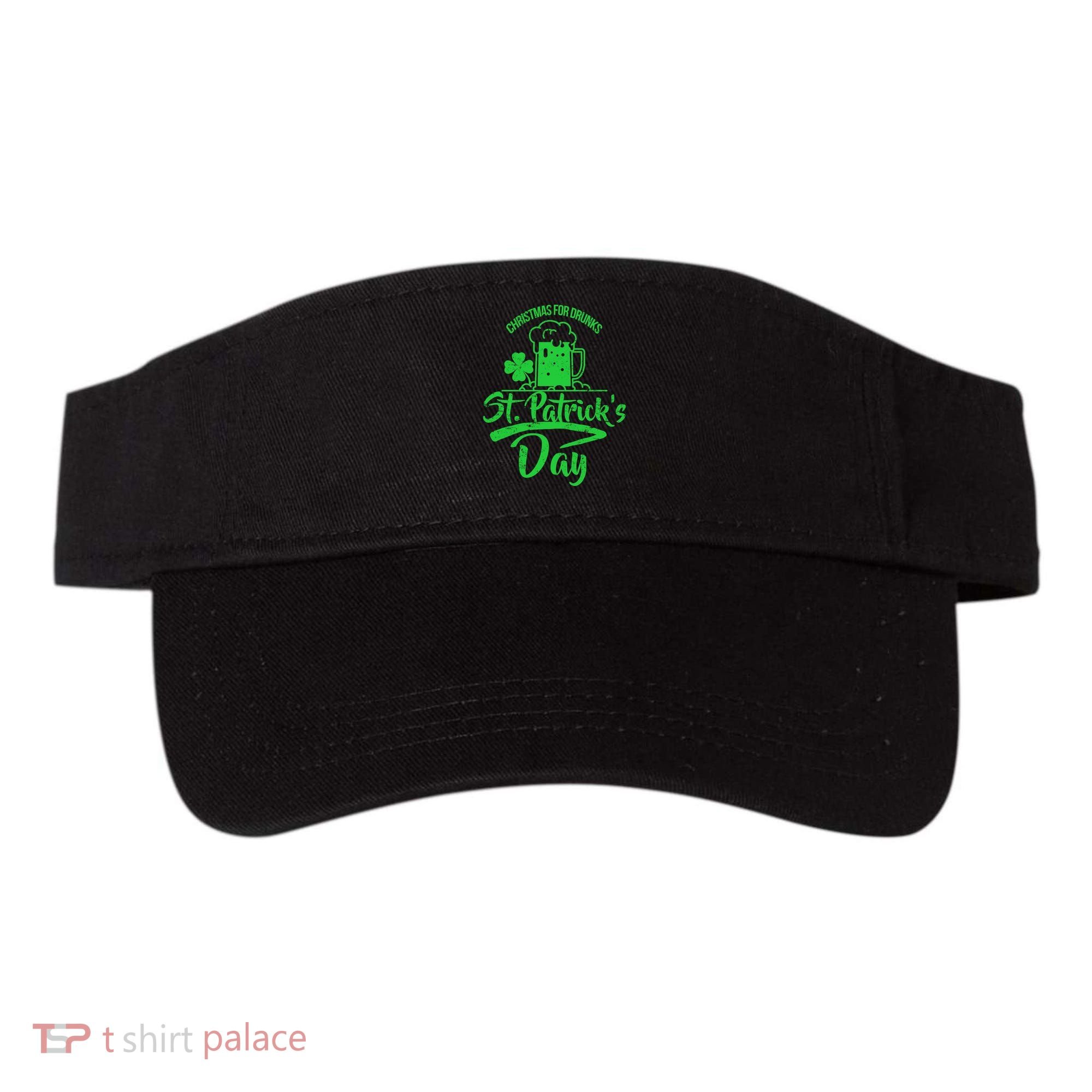 Christmas For Drunks St. Patrick's Day Visor
