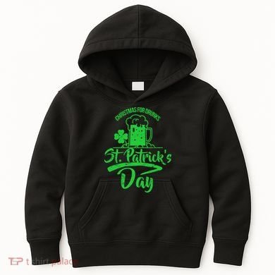 Christmas For Drunks St. Patrick's Day Kids Hoodie