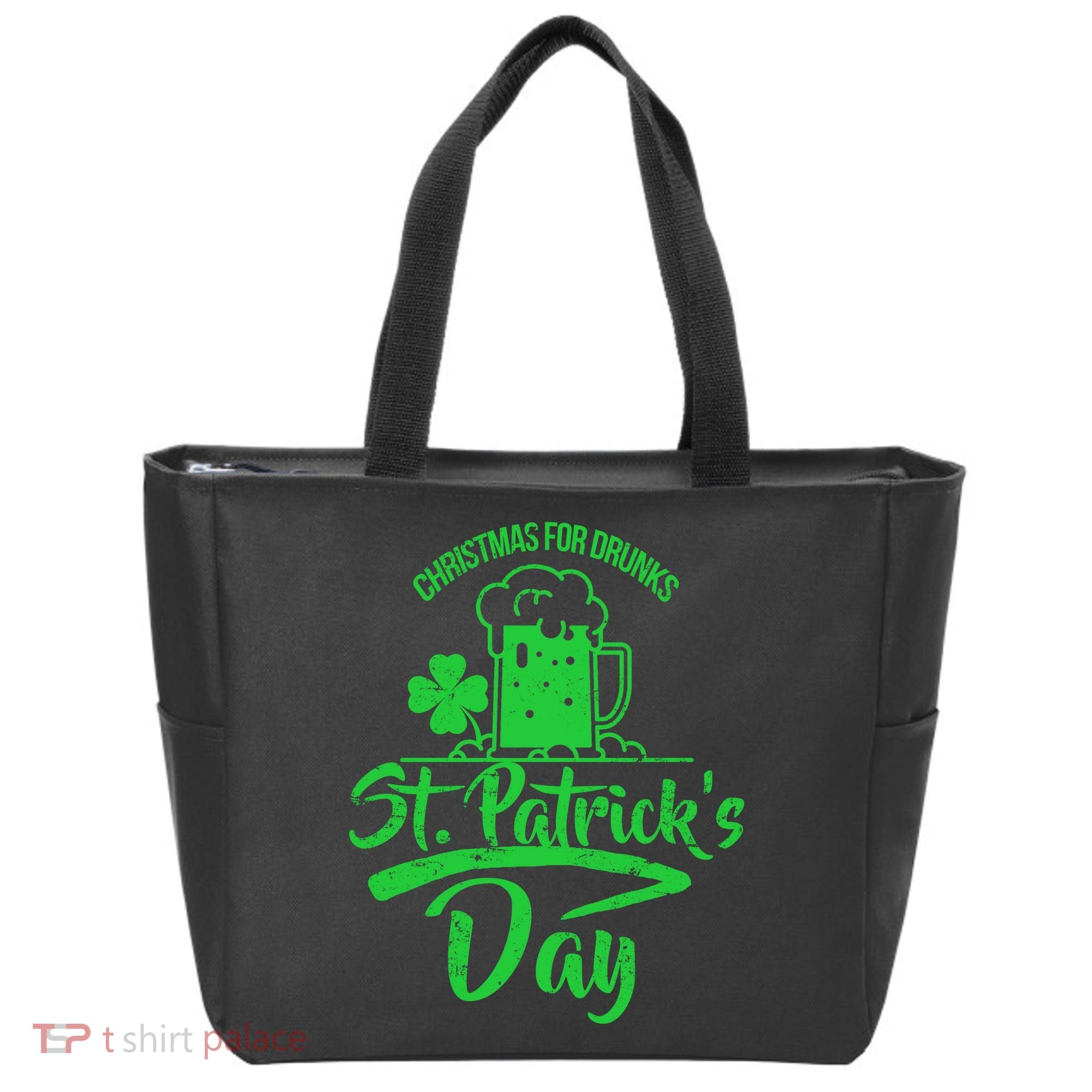 Christmas For Drunks St. Patrick's Day Tote Bag