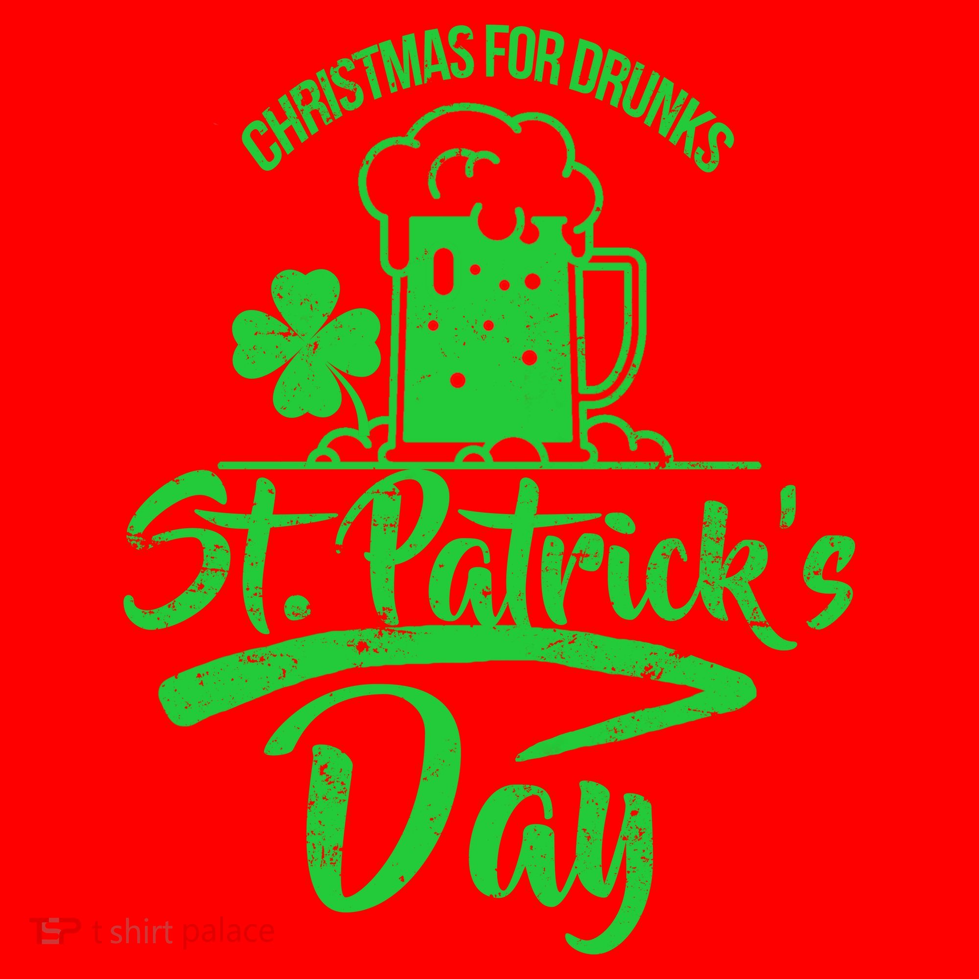 Christmas For Drunks St. Patrick's Day Santa Hat