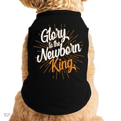 Christmas Glory To The Newborn King Doggie Tank