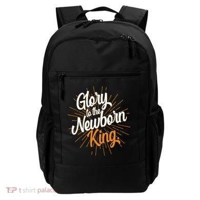 Christmas Glory To The Newborn King Backpack