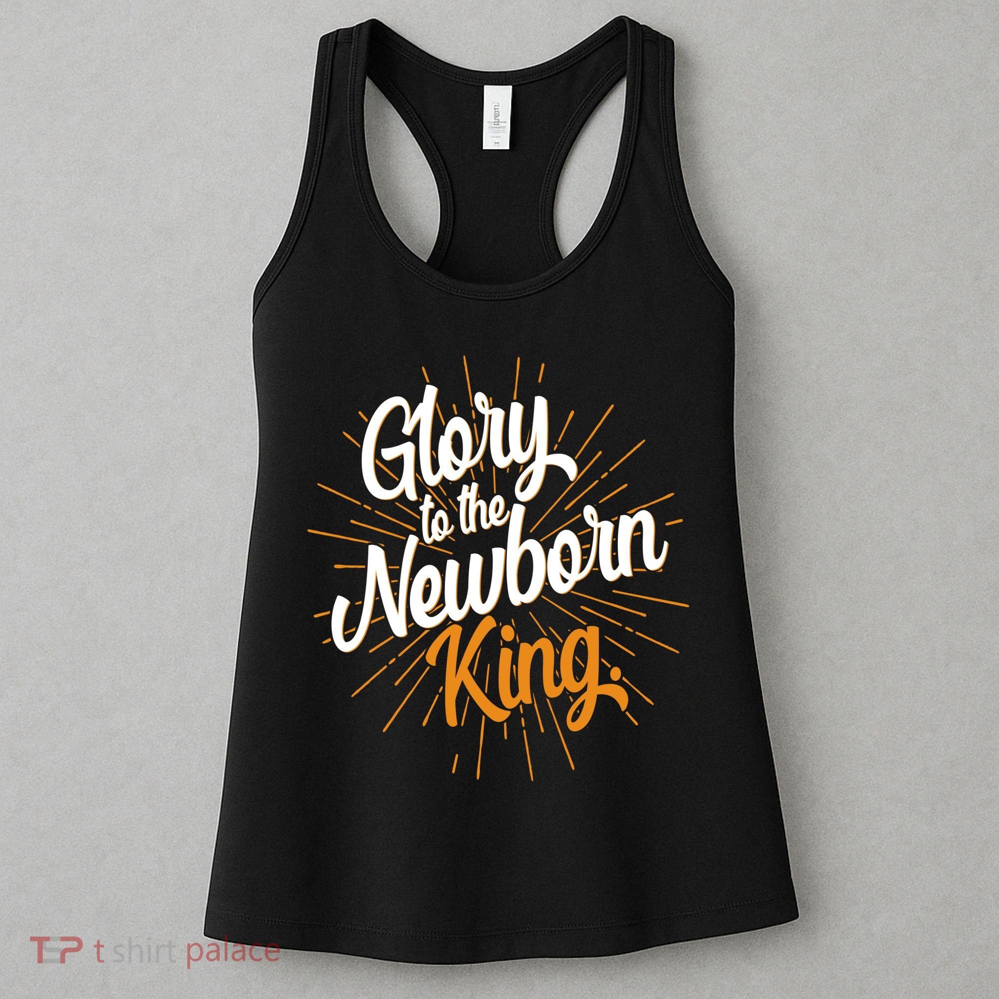Christmas Glory To The Newborn King Women's Tank Top