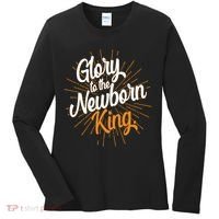 Christmas Glory To The Newborn King Women's Long Sleeve Shirt thumb 0