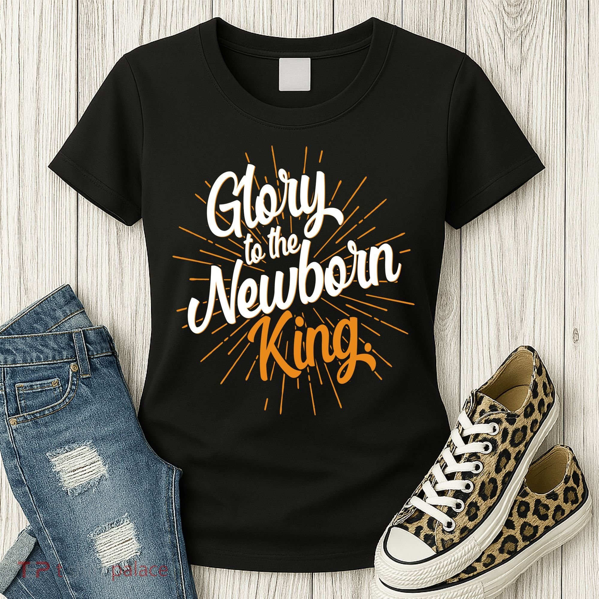 Christmas Glory To The Newborn King Women's T-Shirt