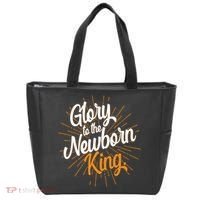Christmas Glory To The Newborn King Tote Bag thumb 0