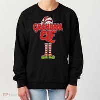 Christmas Grandma Elf Women's Sweatshirt thumb 0