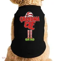 Christmas Grandma Elf Doggie Tank thumb 0
