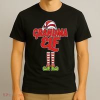 Christmas Grandma Elf T-Shirt thumb 3