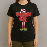 Christmas Grandma Elf T-Shirt thumb 4