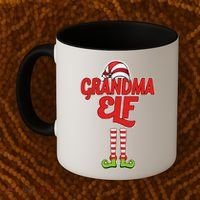 Christmas Grandma Elf Coffee Mug thumb 2