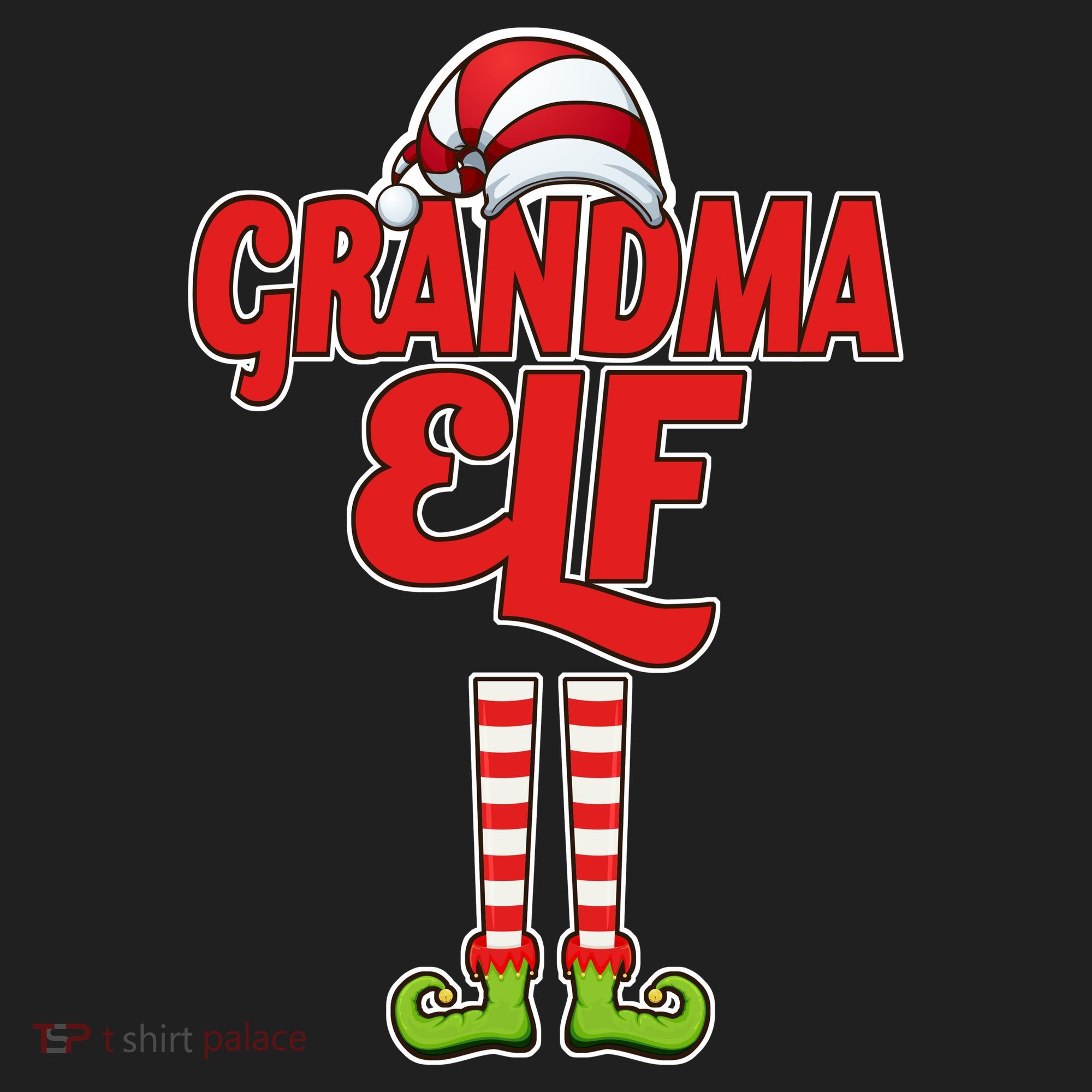 Christmas Grandma Elf Beanie