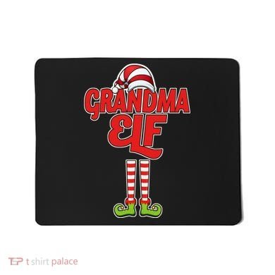 Christmas Grandma Elf Mousepad