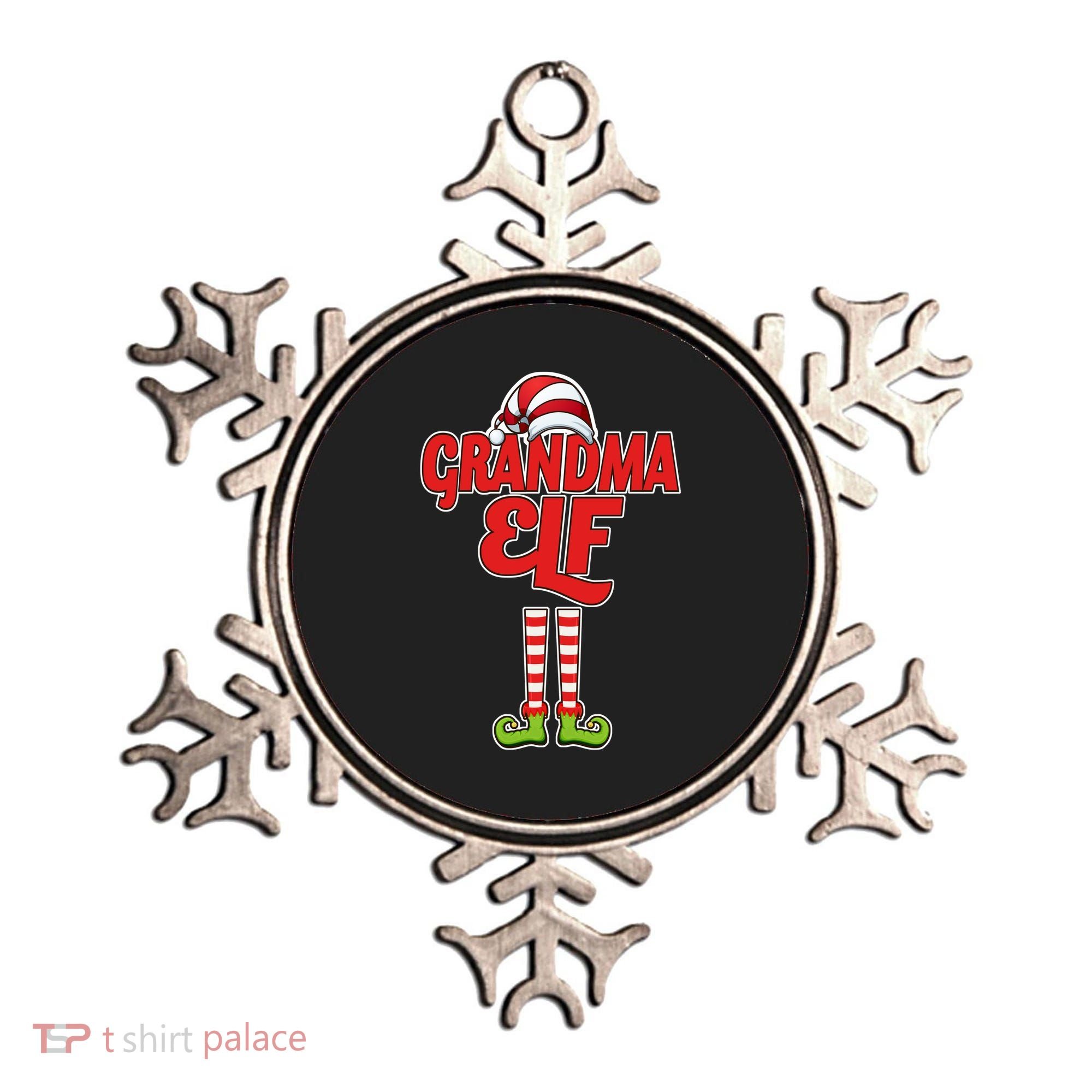Christmas Grandma Elf Ornament