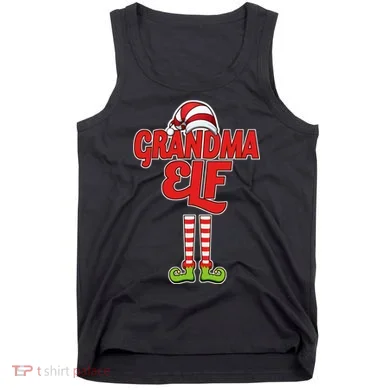 Christmas Grandma Elf Tank Top